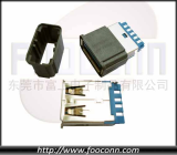 USB 3_0 Connector AF Solder Type With Jacktet